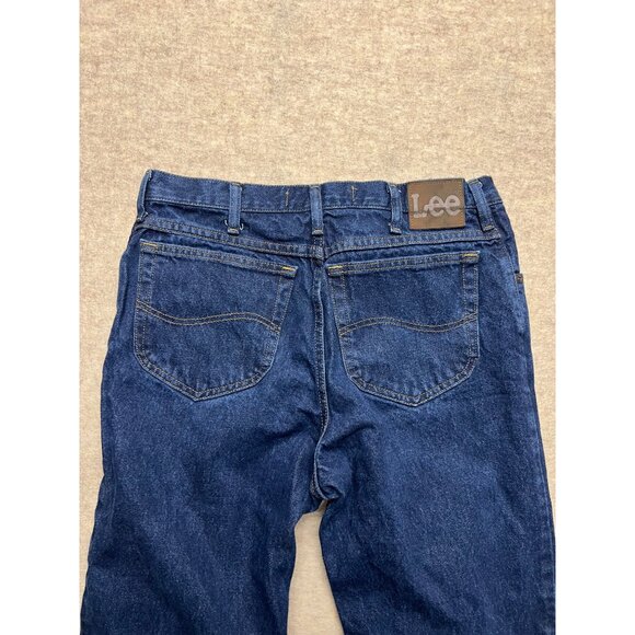 Lee Regular Fit Medium Wash Straight Leg Denim Jeans Men's 34 X 36 - Picture 6 of 10